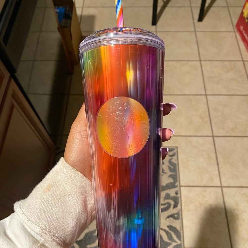 Rainbow Iridescent Venti Starbucks Tumbler 2021